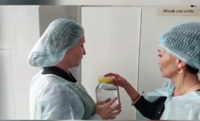 Наурыз айында  асхана жұмысын тексеру